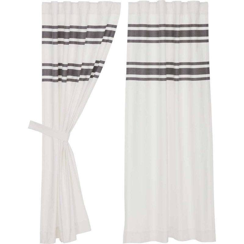 Paire de rideaux obscurcissant 100% coton Wimbish, L 36 po x L 63 po