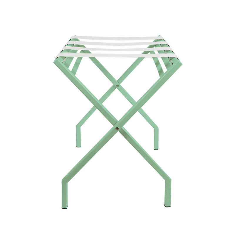 Porte-bagages pliant Suba, Menthe/blanc