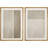 Geometric Line Minimalist Black And Gray Rectangle And Line Abstract Shapes Modern Chic On Canvas 2 Pieces Print-92285255-92285256