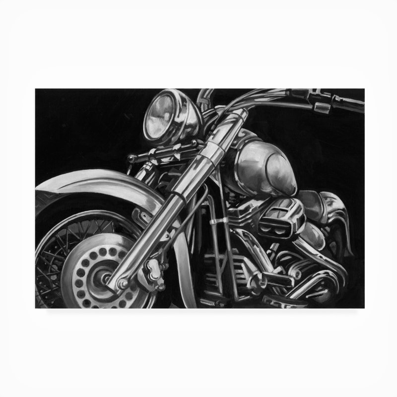 Toile pour l'extérieur «Classic Hogs II» par Ethan Harper, H 30 po x l 47 po x P 1,5 po