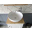 Slimline Compact 515mm Free-standing Cloakroom Vanity Unit-2062904565