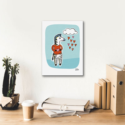 «Wild About You Zebra» par Melissa Averinos, art mural sur toile