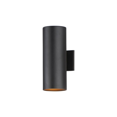 Barbara Single Light Cylinder Outdoor Aluminum Wall Light
