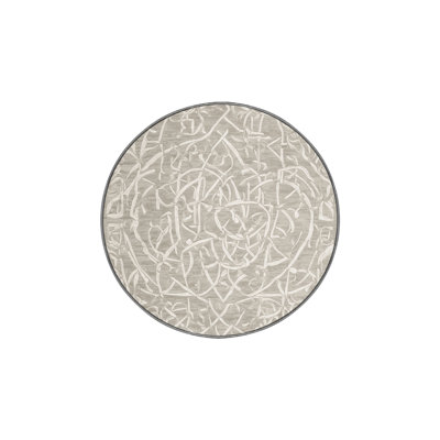 Tapis gris soyeux et moelleux