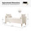 Polyester Upholstered Storage Bench-126352001