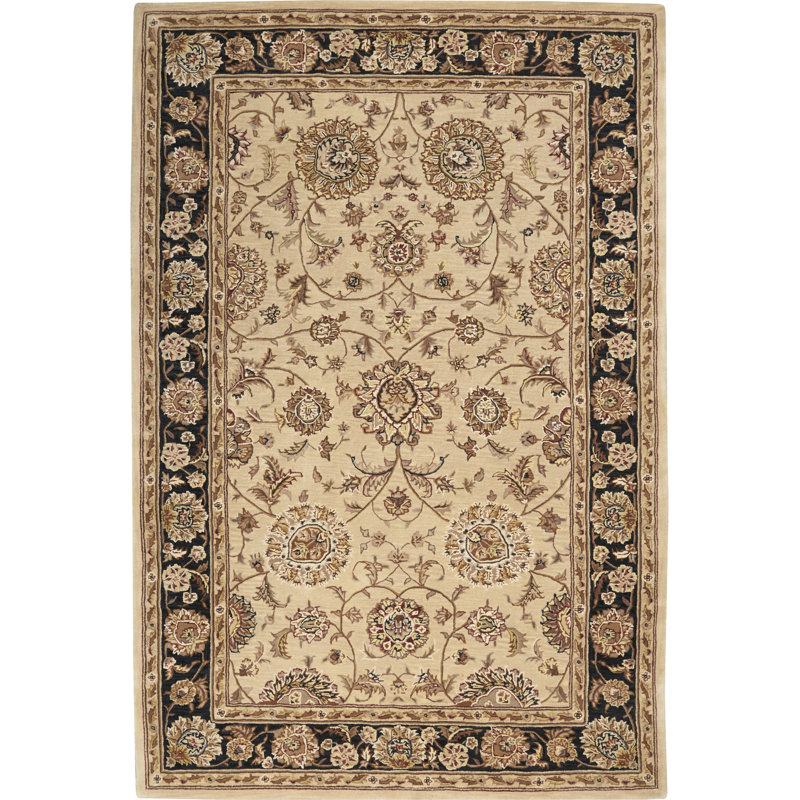 Deguzman Wool Oriental Indoor Rug, Rectangle 5'6" x 8'6"