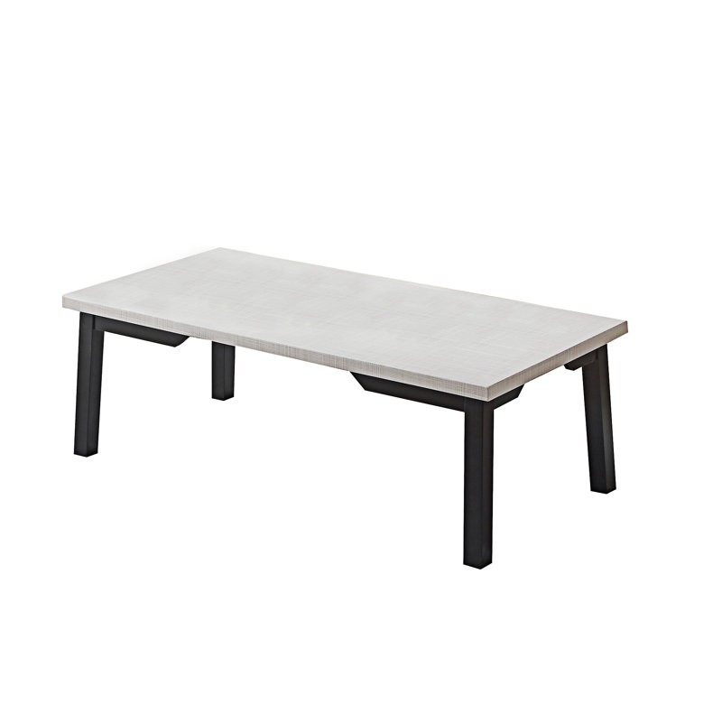Ensemble de tables basses en bois, Noir, Gris