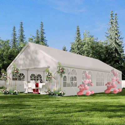 20x33 FT Heavy Duty Party Tent – Commercial Instant Canopy with Removable Sidewalls, Waterproof Outdoor Gazebo for Backyard Weddings, Festivals & Receptions