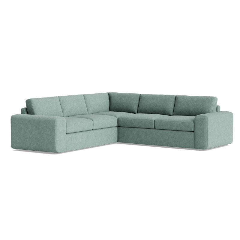 The OG Sectional, Left Hand Facing, Performance Weave - Spa