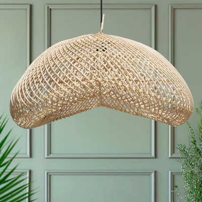 Luminaire suspendu en rotin naturel fait à la main Forever Bamboo