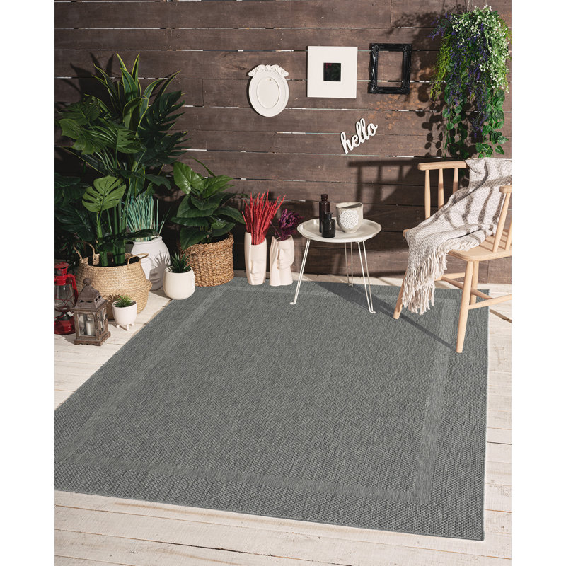 Bjarne Anthracite Rug, Rectangle 240 x 340cm