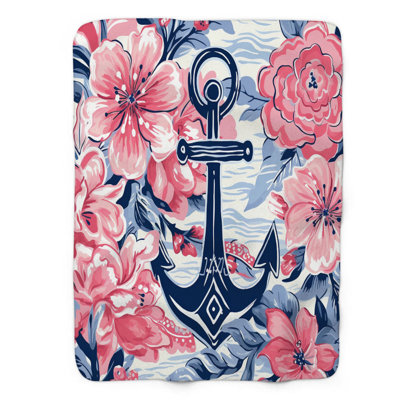 Coastal Symbols - 1 Piece Premium Blanket
