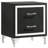Malcolm Black 2-Drawer Nightstand Bedside Table
