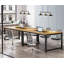 Solid Wood Rectangle Conference Table with 1 Chairs-1081274543-1081274537-1081274541