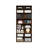 16-Shelf Multimedia Media Storage Tower Rack with Adjustable Shelves-1812984304