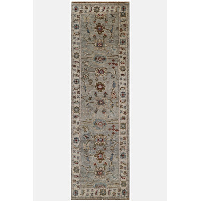 Oriental Area Rug in Gray