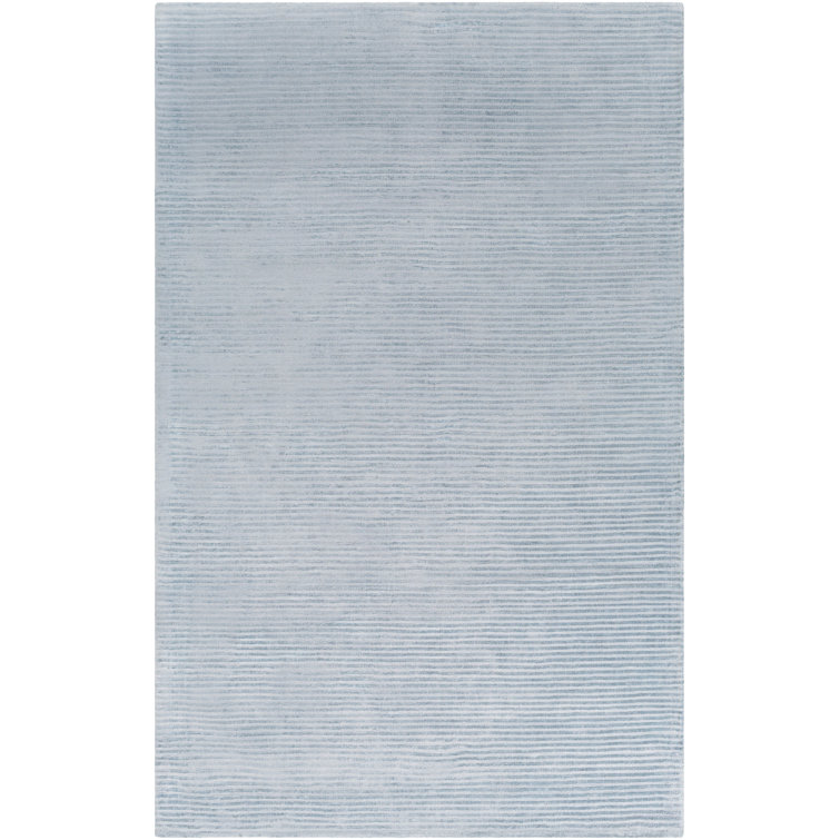 Braun Viscose Striped Indoor Rug