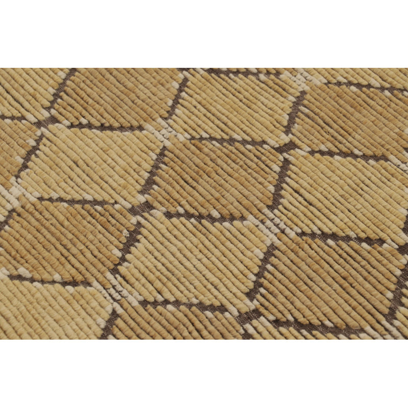 Scandinavian One-of-a-Kind 4'6X7'0 Hand Knotted Area Rug