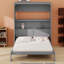Lit escamotable avec tablettes intégrées-957491237