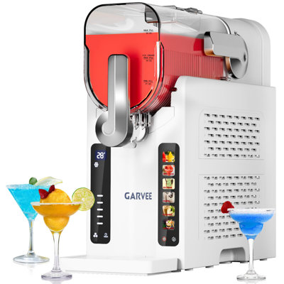88 oz Slushie Machine, No Ice Needed Frozen Drink Maker with LED Display, 6 Preset Programs, Quiet Compressor for Margaritas, Frappés, Smoothies & Ice Cream