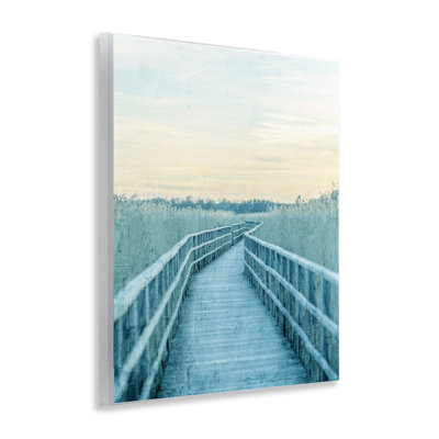 Wooden Pier Boardwalk Wall Plaque, design by Kim Allen