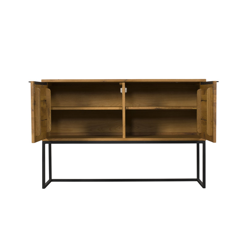 Adalinne 120cm Solid Wood Top Console Table