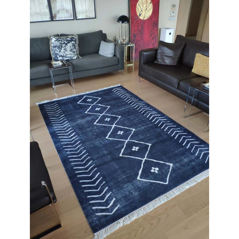 Tapis Maryemma avec envers antidérapant, Rectangle 2 pi 7 po x 8 pi 2 po