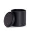 Domus Black Matte Bathroom Storage Container
