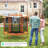 Gymax Round Backyard Trampoline with Trampoline Handlebar with Safety Net Enclosure-88913700