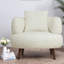 Chaises d'appoint Cloud Soft, tissu chenille 36 po, salon moderne pour la maison