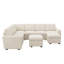 Canapé-lit modulaire avec repose-pieds Abramson   -117494732