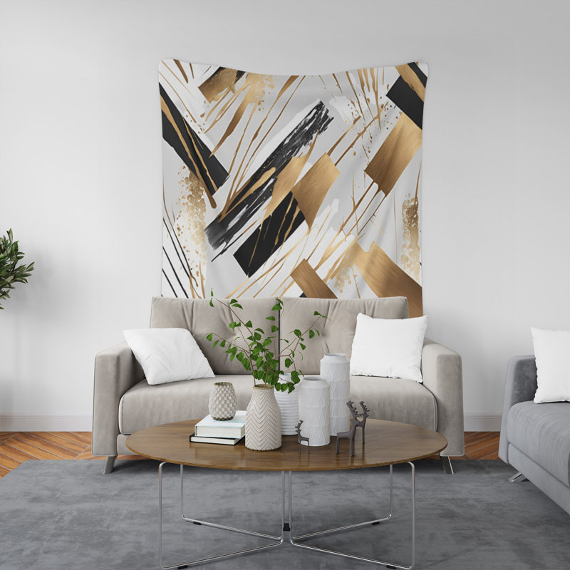 Tapisserie murale, H 88 po x l 104 po x P 1,2 po