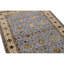 Tapis bleu et ivoire de haute qualité noué à la main