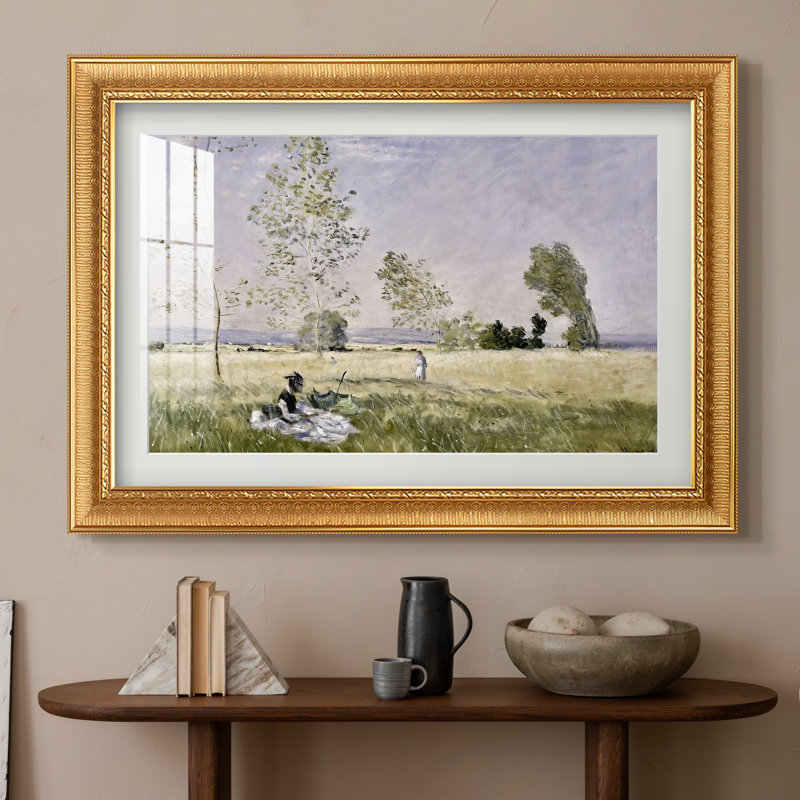 L'été, 1874 - Claude Monet - Reproduction encadrée sur mesure, 20x28 INNER SIZE, Impression encadrée avec passe-partout