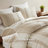 Mesa Cotton Jacquard Waffle Ultra-Soft 3PCS Comforter Set-114381484-114381488