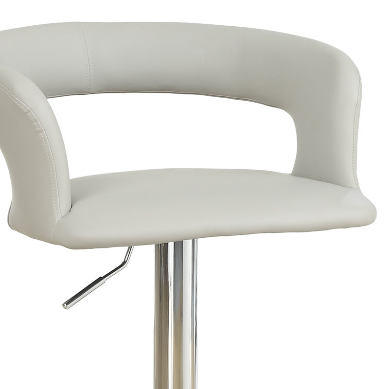 Tabourets de bar, Blanc / Blanc