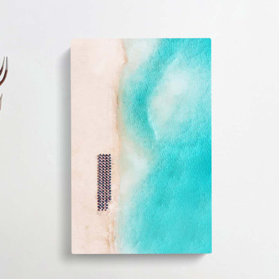 Beach in Lefki Greece - Wrapped Canvas