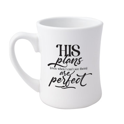 His Plans - Even When Designer Coffeehouse Mug, 19oz