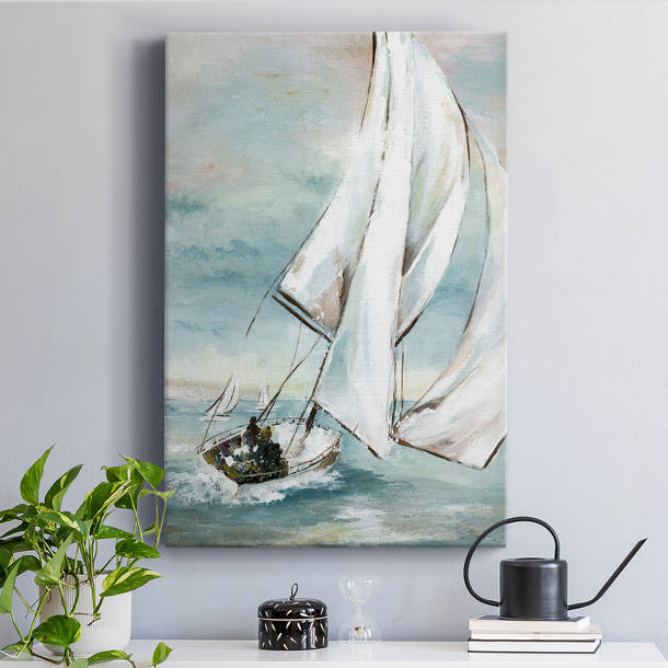 Breakwater Bay Sailing Fleet Costal Wooden Wall Décor & Reviews | Wayfair