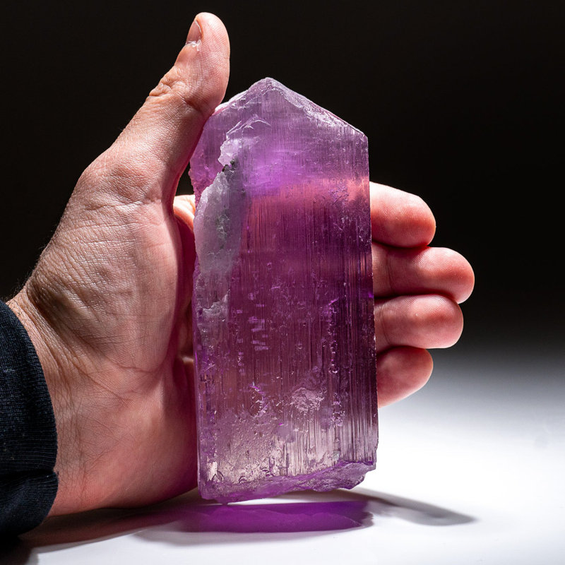 Kunzite Crystal from Nuristan Province, Afghanistan