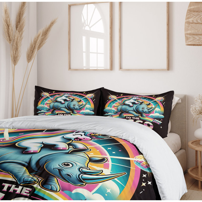 Ensemble de housse de couette en microfibre, Housse de couette très grand + 2 taies décorativ