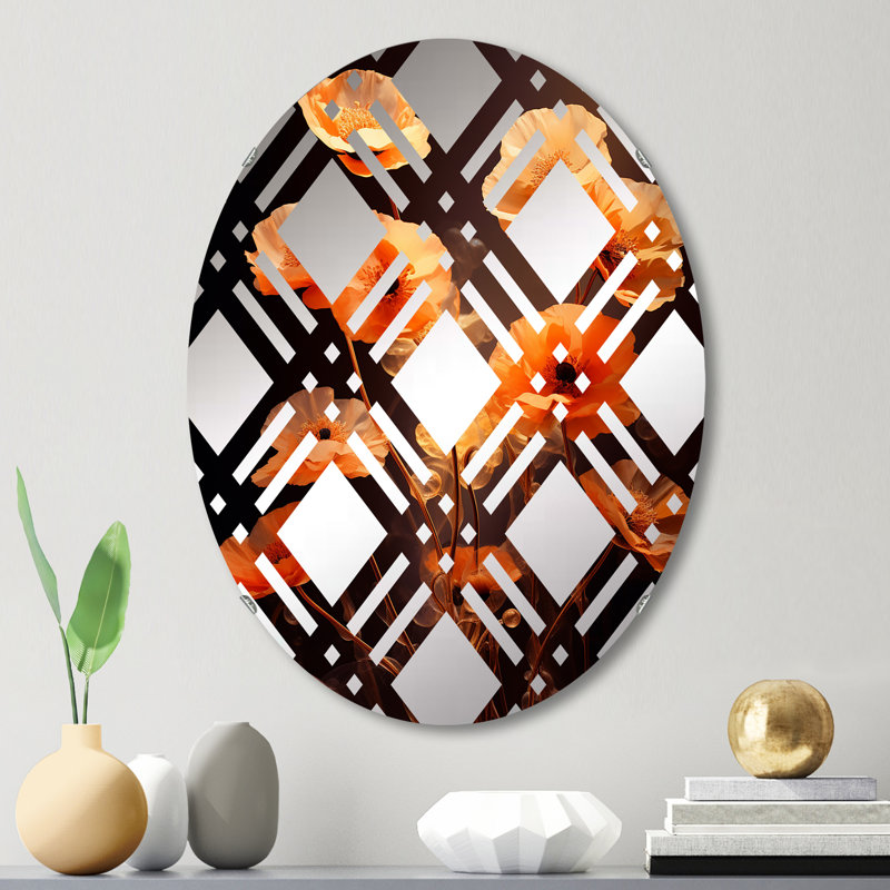 Miroir mural oval, 29,5 po x 19,6 po