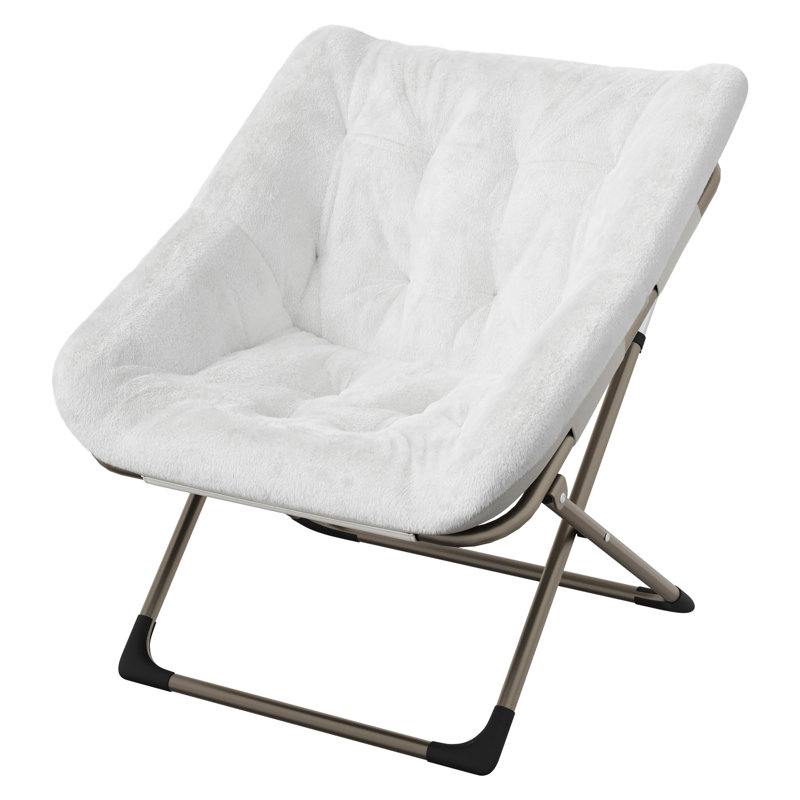 Upholstered Accent Chair, White