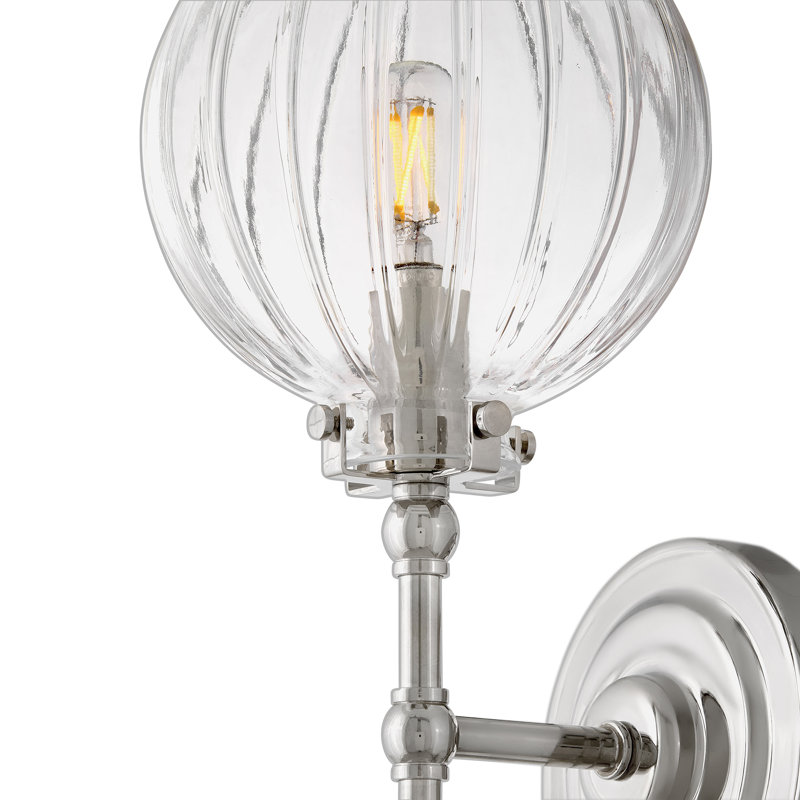 Hinkley Helene Medium Two Light Sconce, Polished Nickel