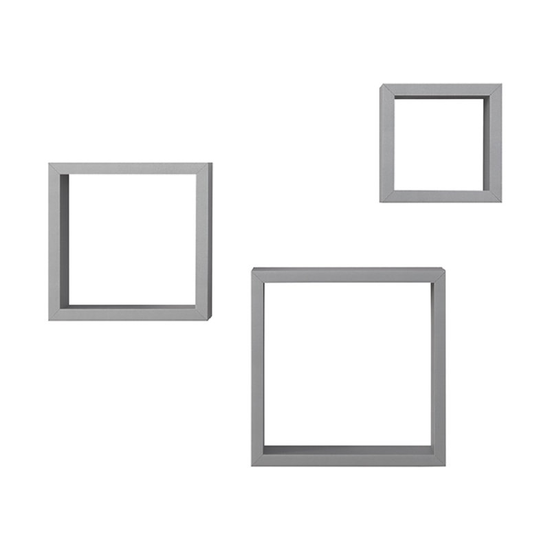 Chakiya 3 Piece Square Floating Shelf
