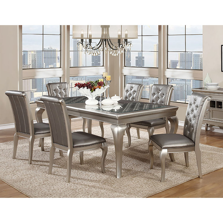 Kane 6 - Person Extendable Four Leg Dining Set