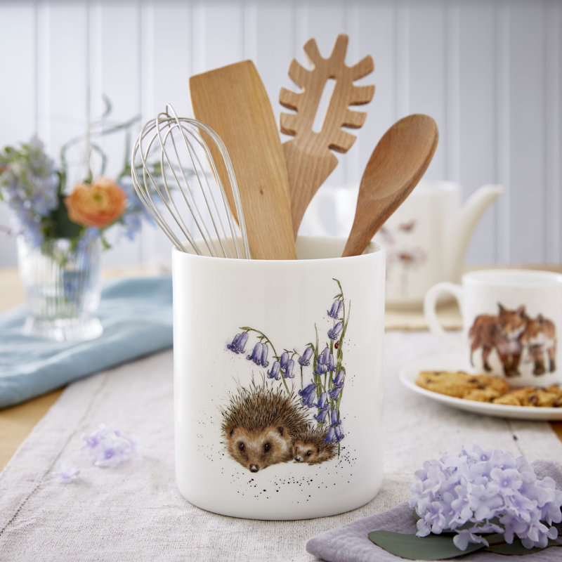 Classic Wrendale Designs  - Utensil Jar (Hedgehog)