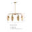 Ivis 8 - Light Dimmable Geometric Chandelier