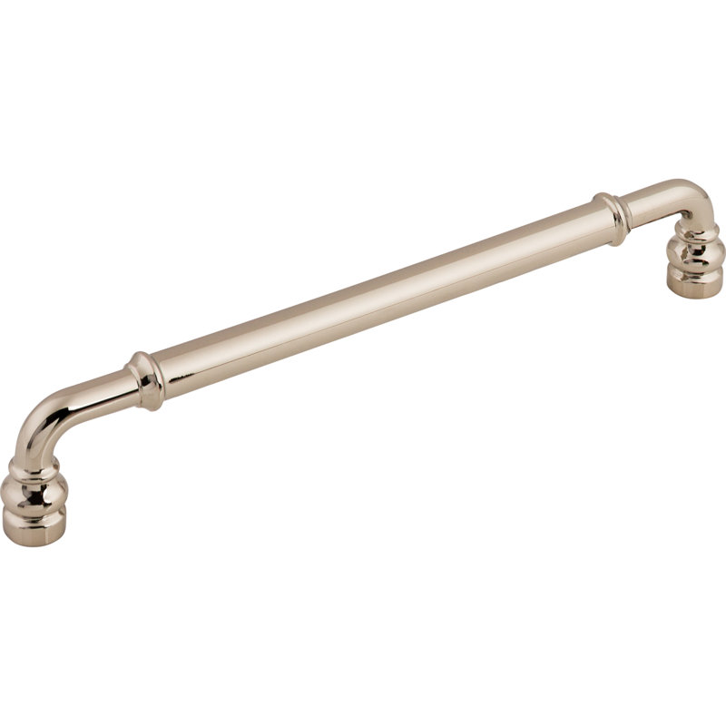 Brixton Bar Pull, Polished Nickel, 7 9/16" Center to Center