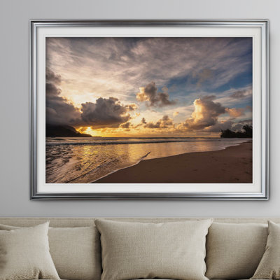 Sunset In Hanalei Bay - Print
